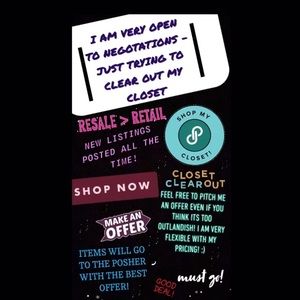 NEGOTIATIONS WELCOMED! BEST OFFERS ACCEPTED!